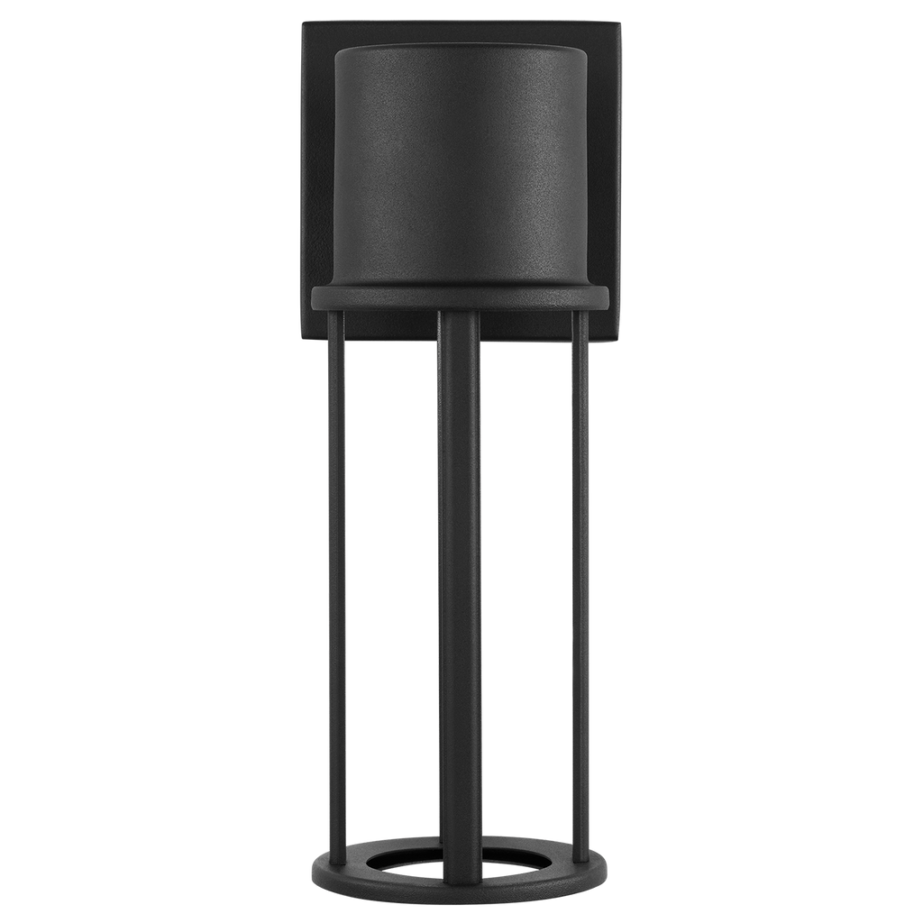 Union Small LED Outdoor Wall Lantern Black Bulbs Inc