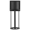 Union Small LED Outdoor Wall Lantern Black Bulbs Inc