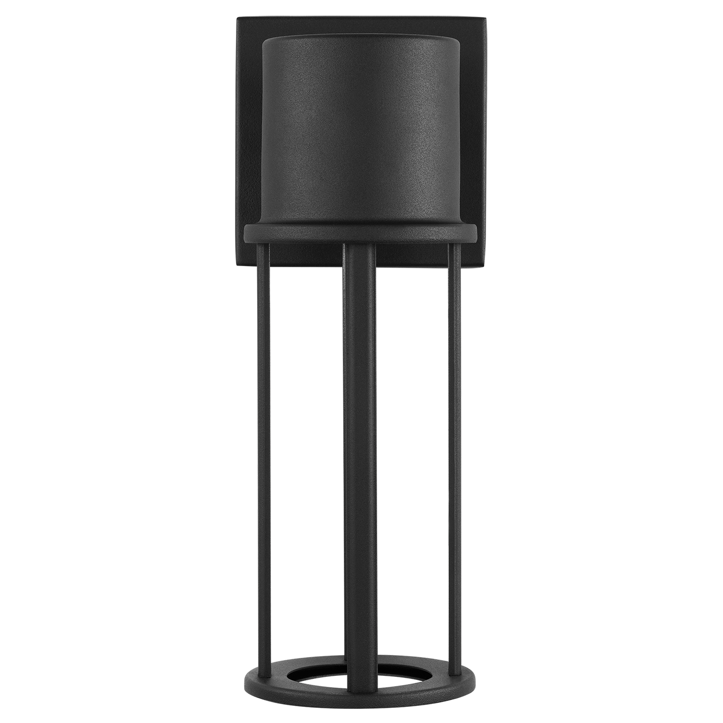 Union Small LED Outdoor Wall Lantern Black Bulbs Inc