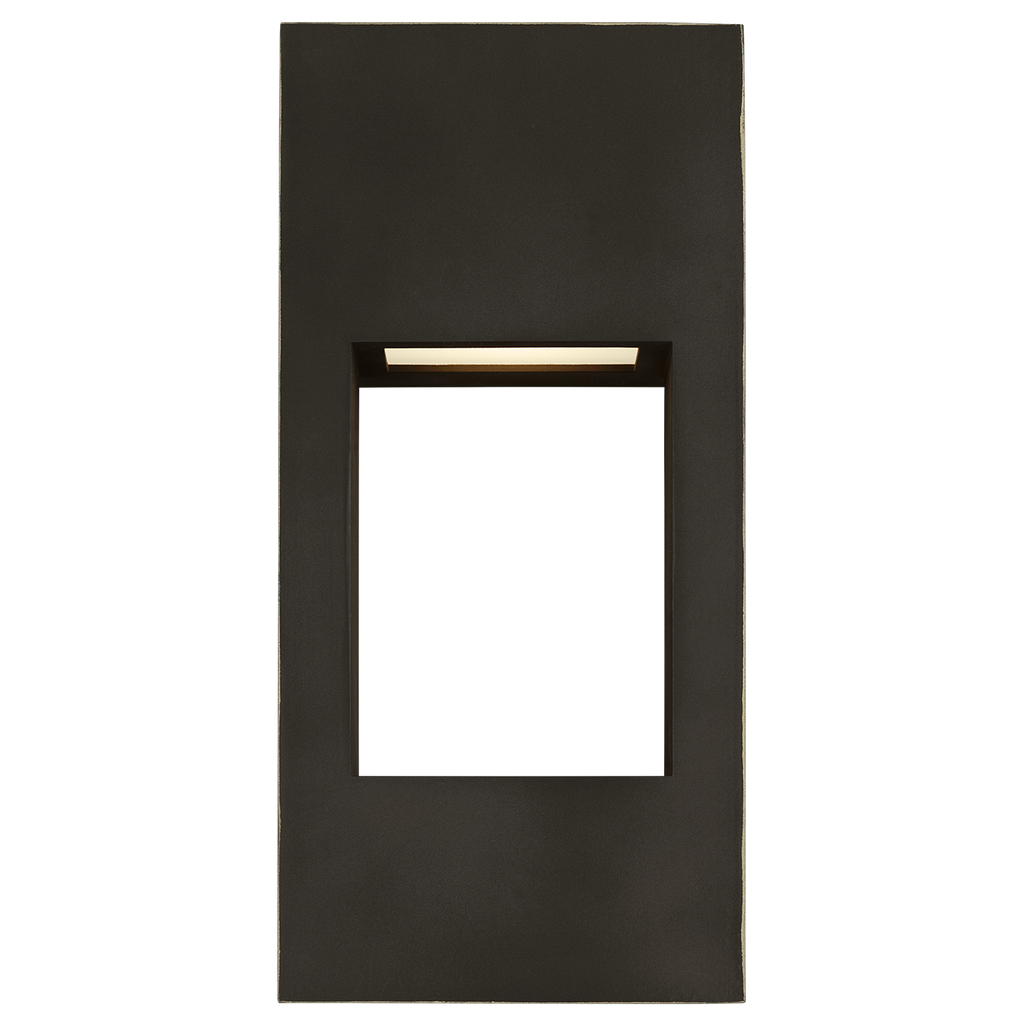 Testa Small LED Outdoor Wall Lantern Antique Bronze Bulbs Inc
