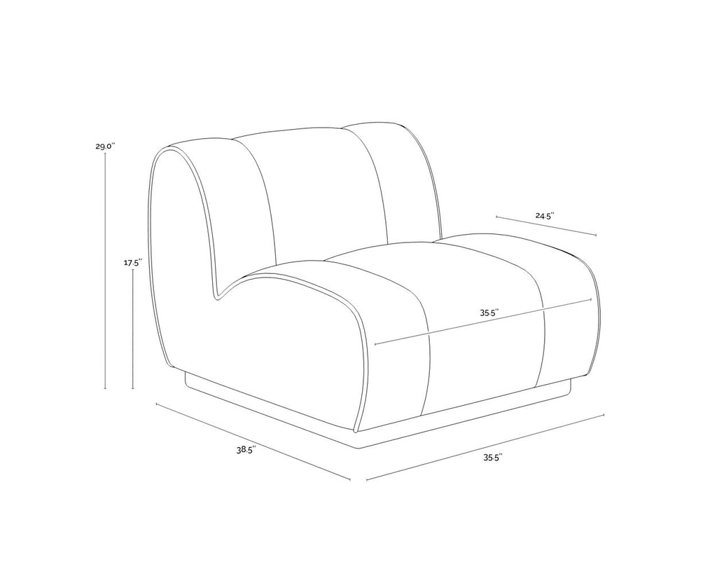 Blaise Swivel Lounge Chair - Sahara Sand Leather
