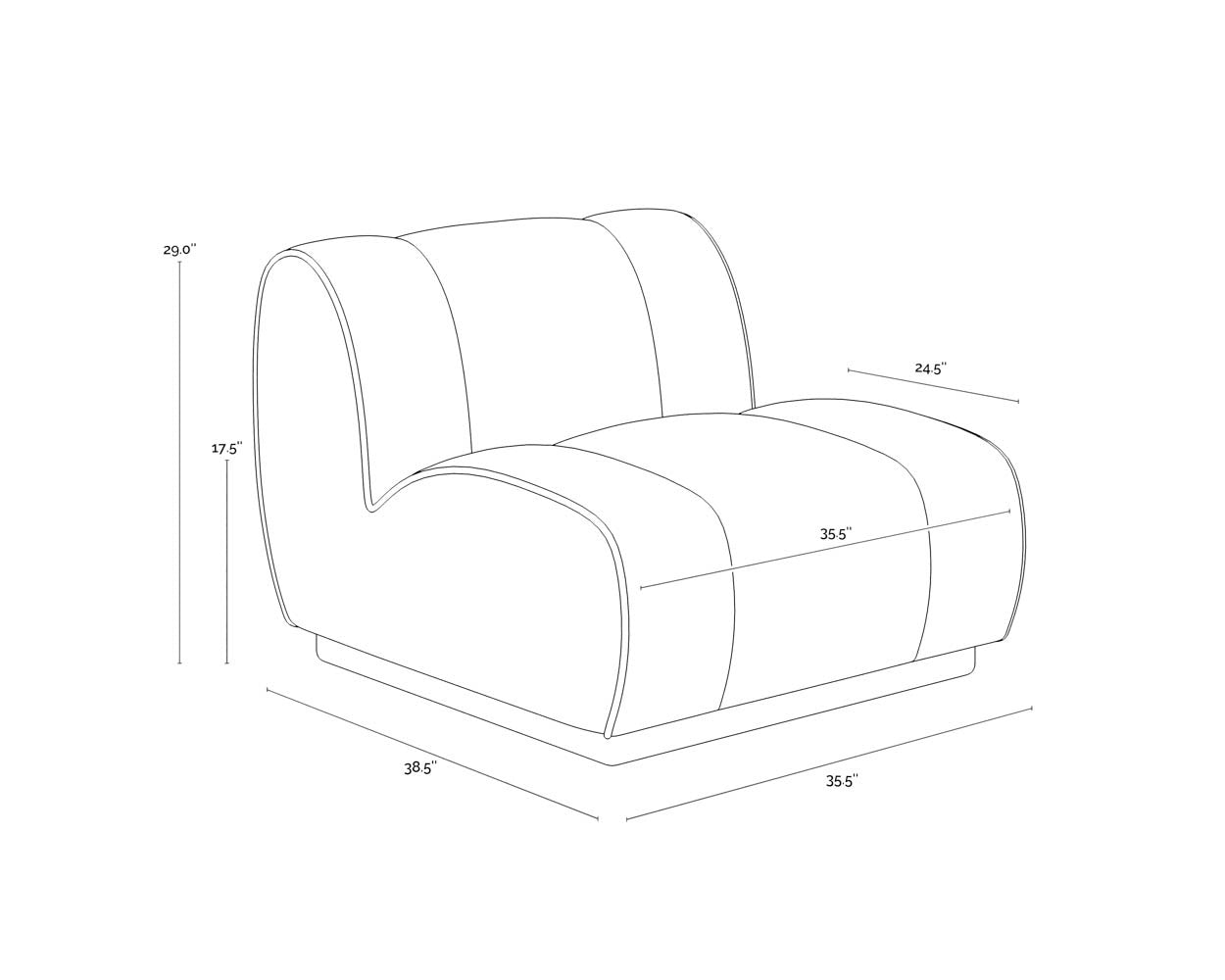 Blaise Swivel Lounge Chair - Sahara Sand Leather