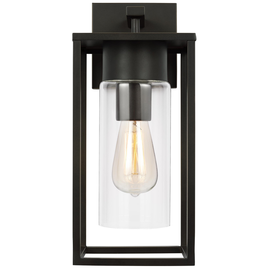 Vado Medium One Light Outdoor Wall Lantern Antique Bronze Bulbs Inc