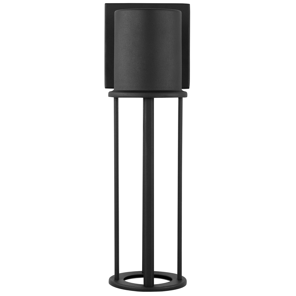Union Medium LED Outdoor Wall Lantern Black Bulbs Inc