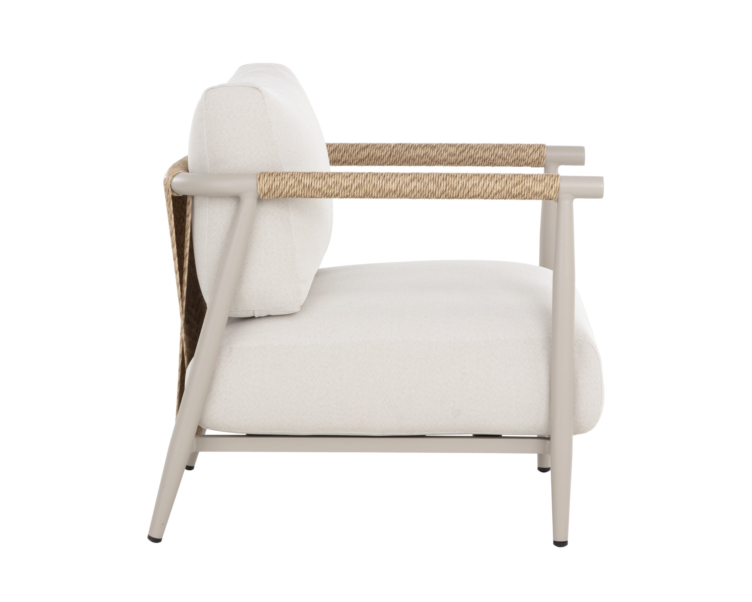 Muros Lounge Chair - Greige - Palazzo Cream