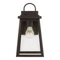 Founders Medium Wall Lantern | Antique Bronze Frosted Bulb