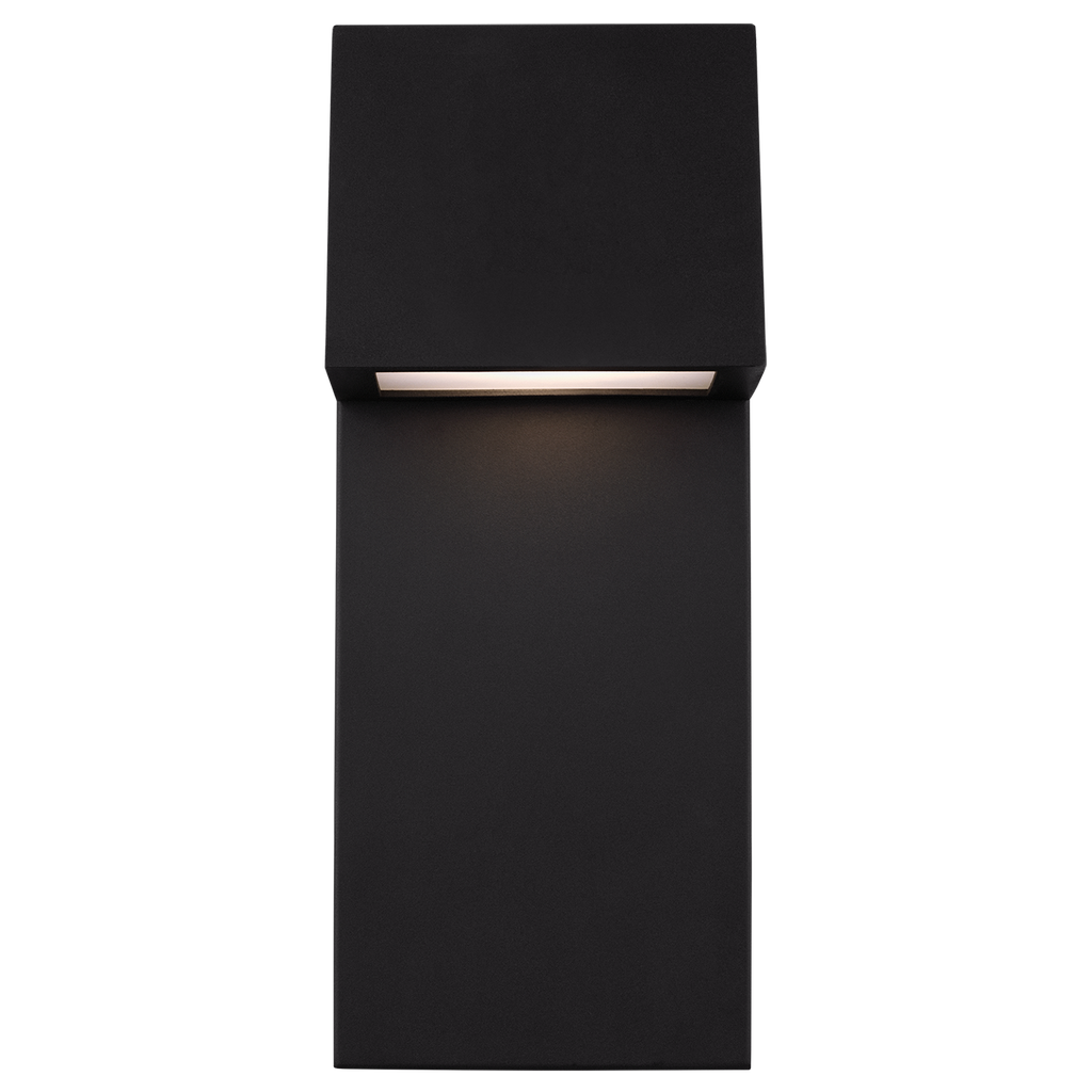 Rocha Medium LED Outdoor Wall Lantern Black Bulbs Included