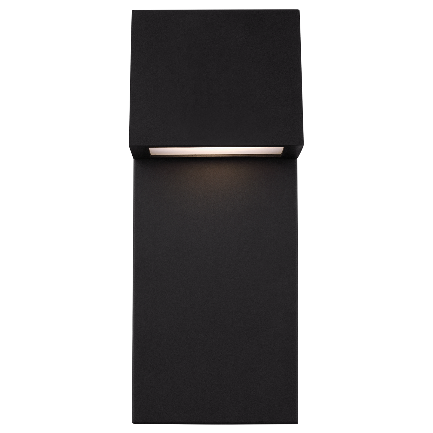 Rocha Medium LED Outdoor Wall Lantern Black Bulbs Included