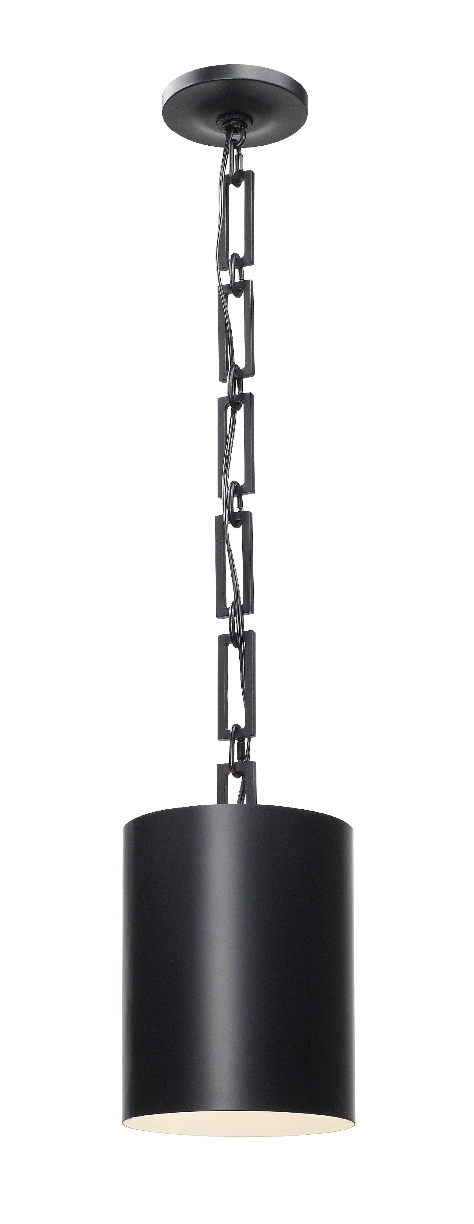 Brian Patrick Flynn Alston 8'' Matte Black + White Pendant