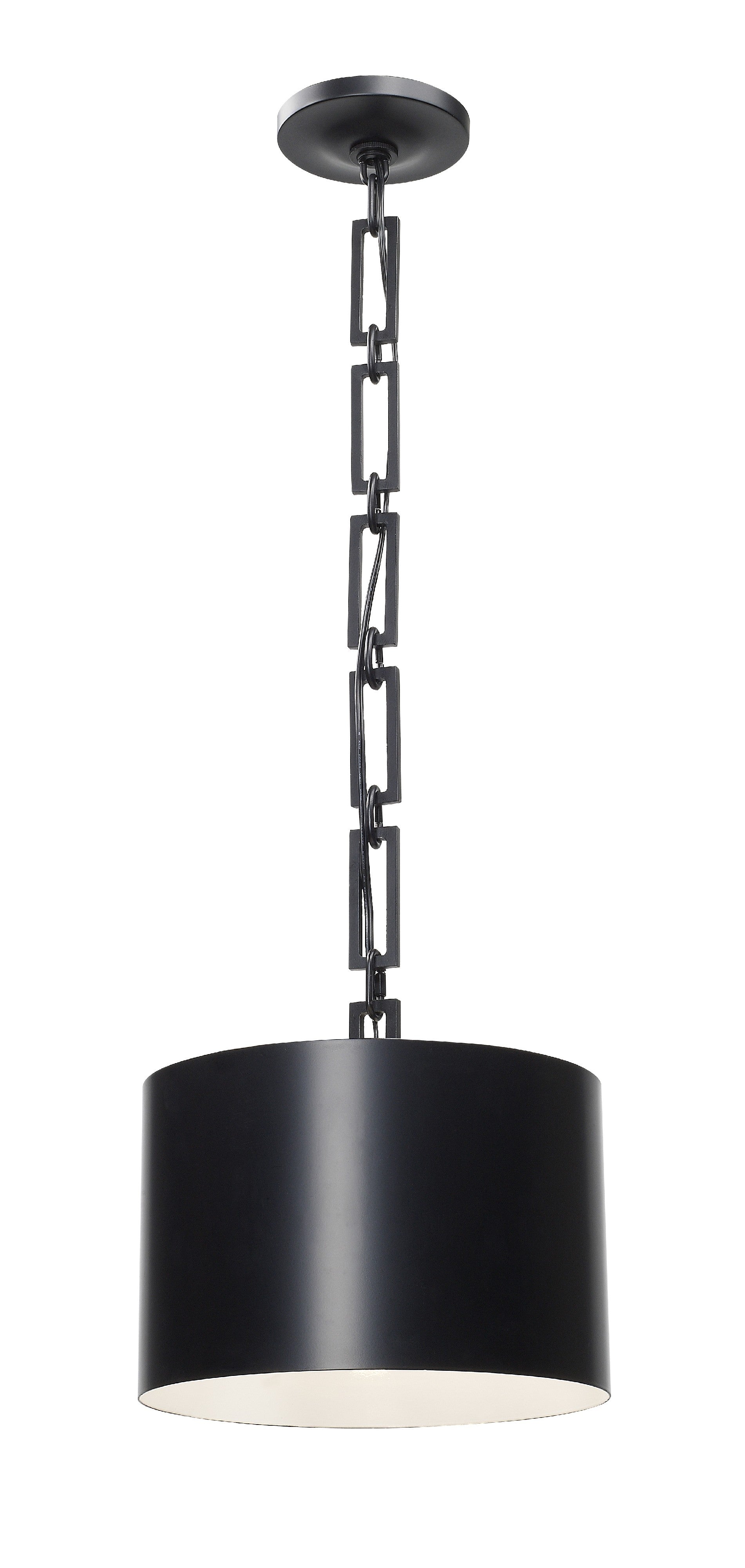 Brian Patrick Flynn Alston 12'' Matte Black + White Pendant