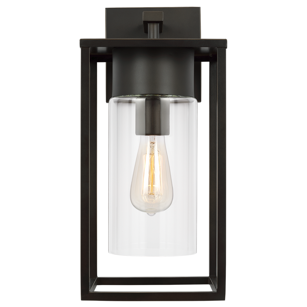 Vado Large One Light Outdoor Wall Lantern Antique Bronze