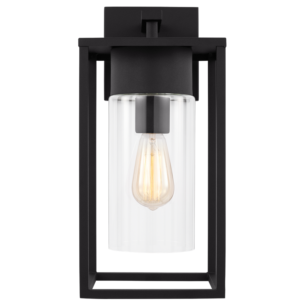 Vado Large One Light Outdoor Wall Lantern Black Bulbs Included