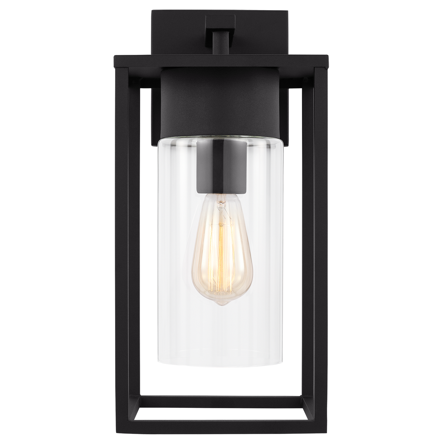 Vado Large One Light Outdoor Wall Lantern Black Bulbs Included