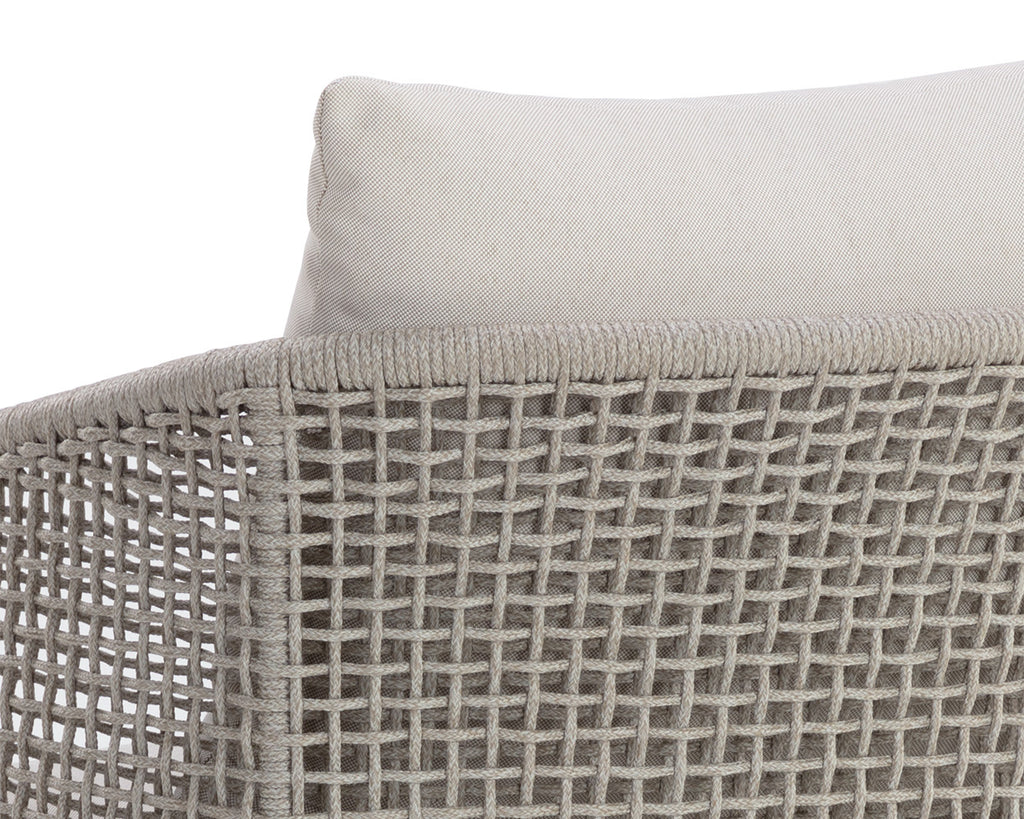 Capri Dining Armchair - Drift Brown - Palazzo Cream
