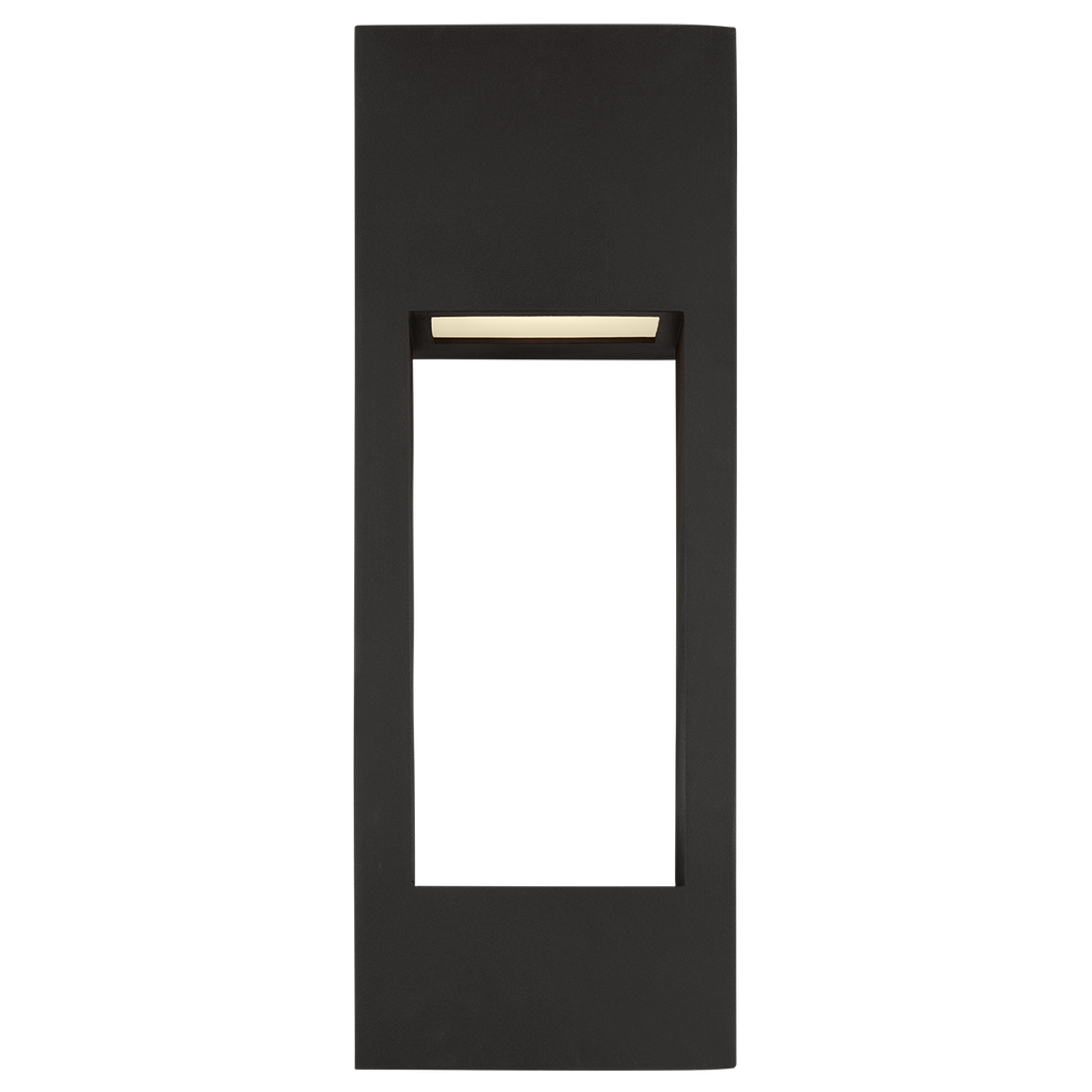 Testa Large LED Outdoor Wall Lantern Black Bulbs Inc