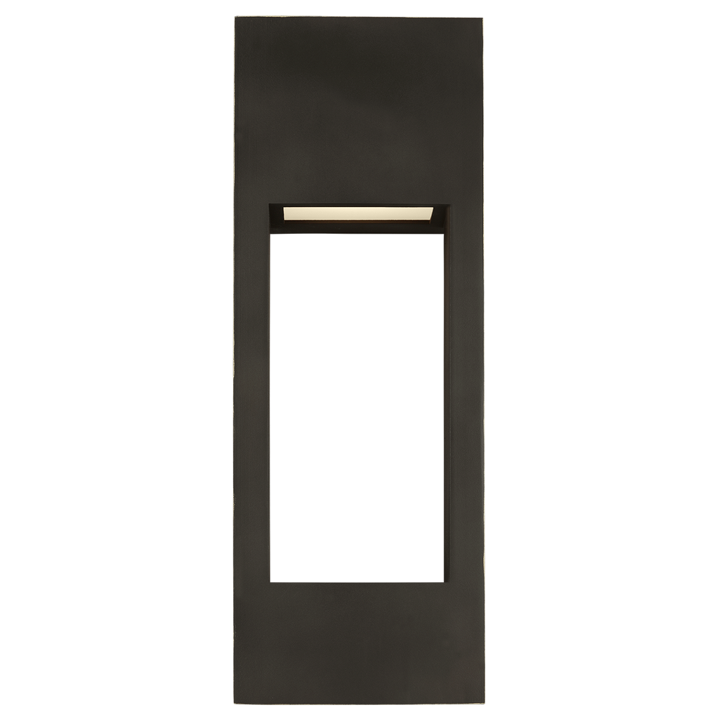 Testa Large LED Outdoor Wall Lantern Antique Bronze Bulbs Inc