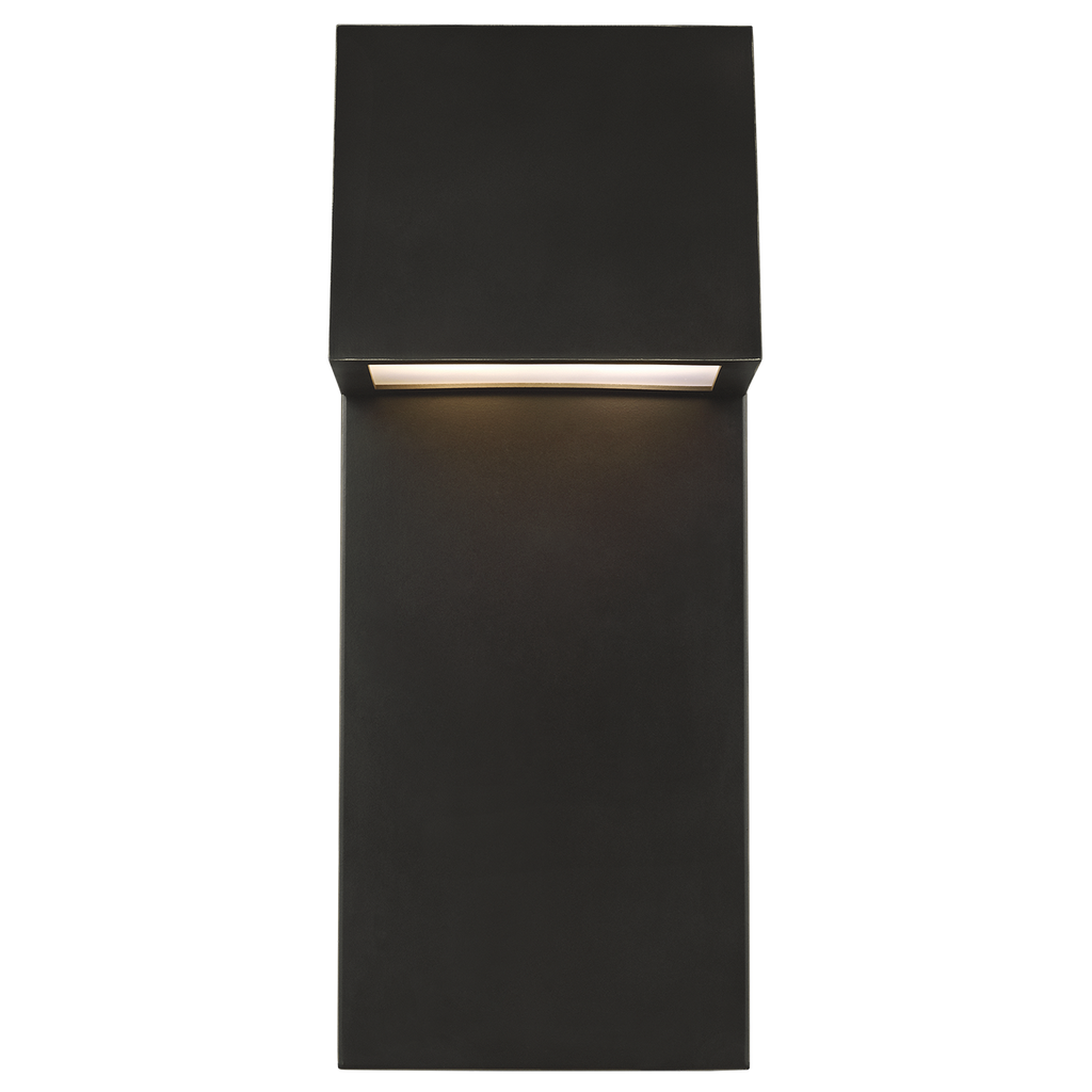 Rocha Large LED Outdoor Wall Lantern Antique Bronze Bulbs Included