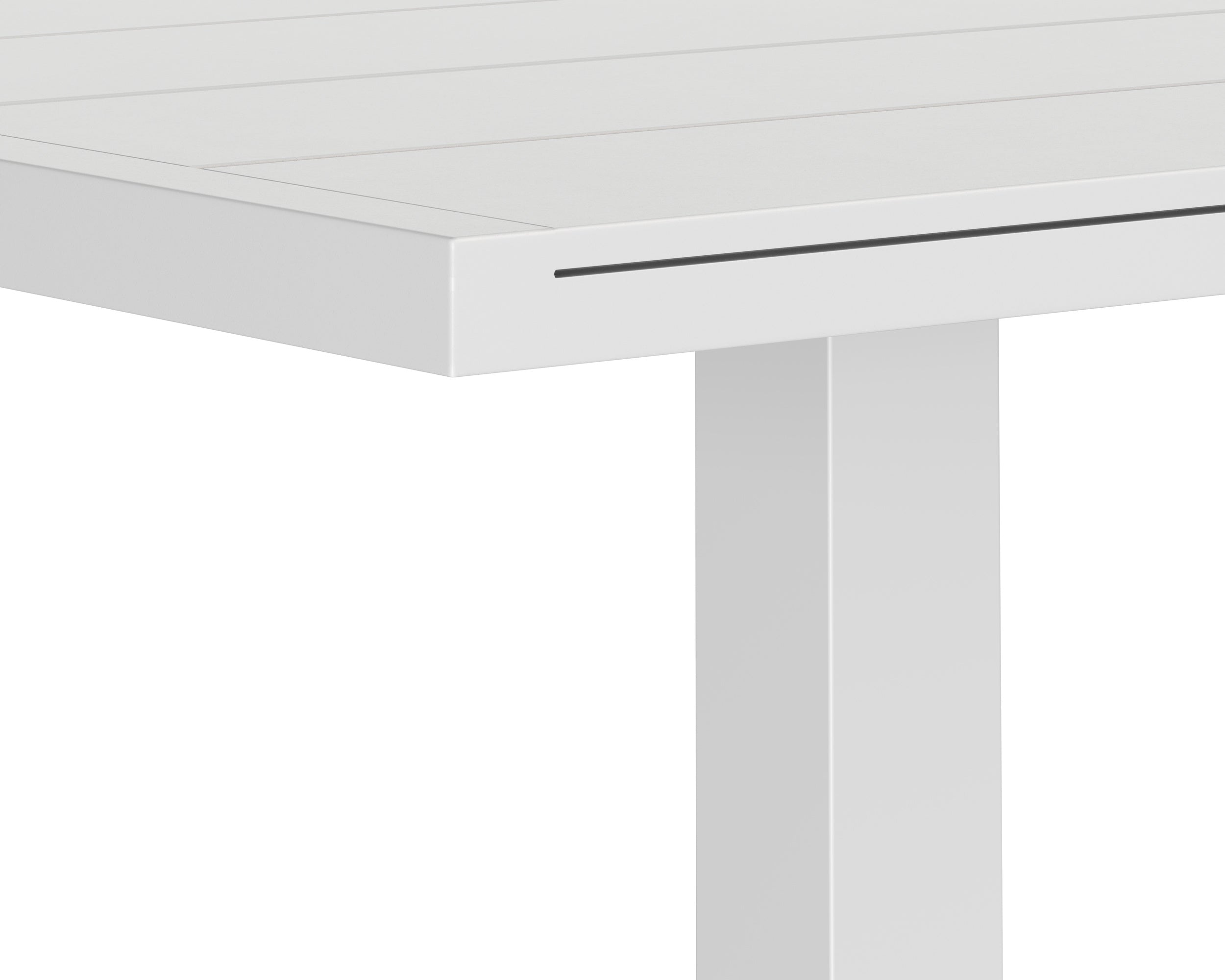 Merano Bar Table - Square - White