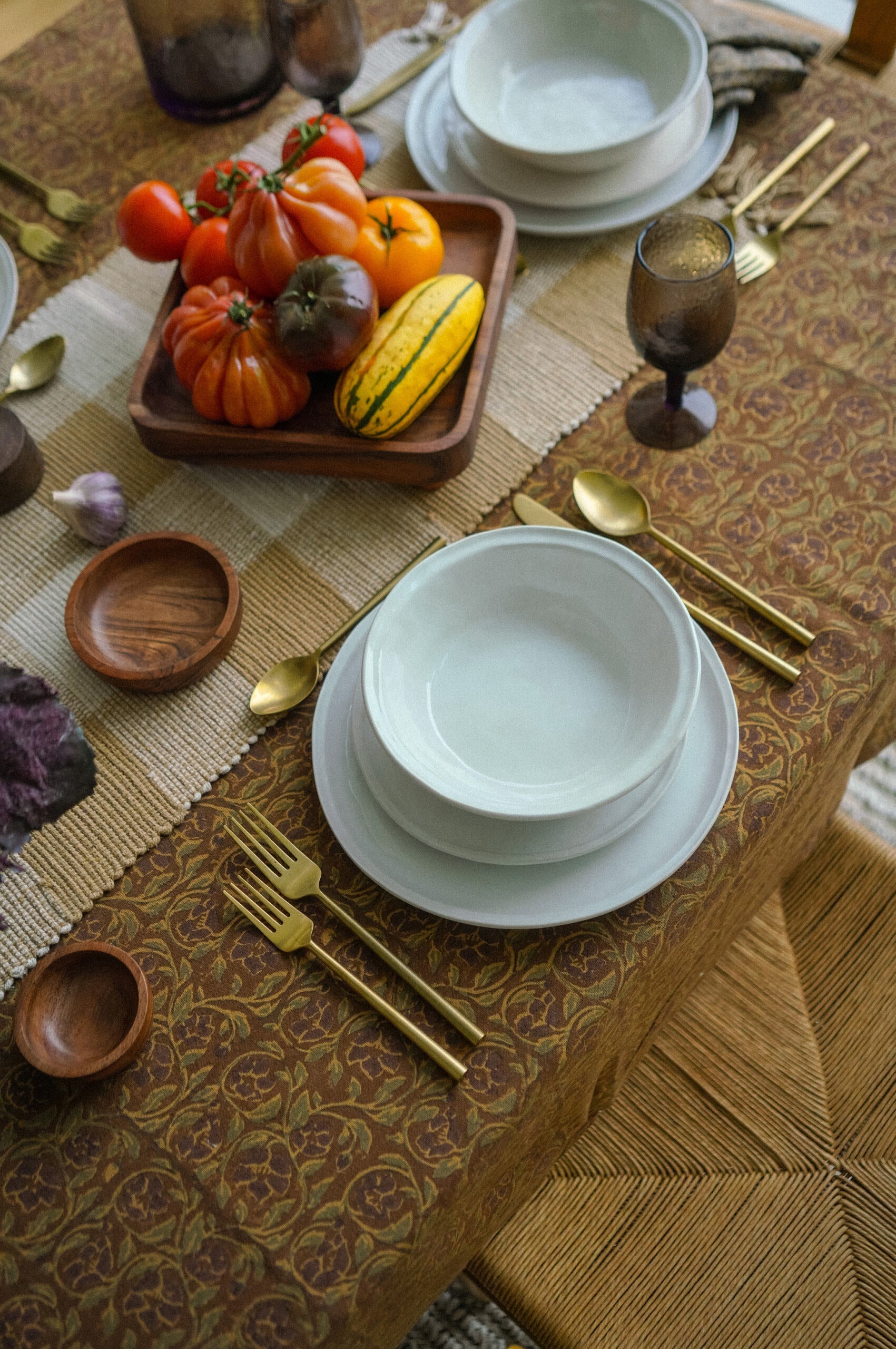 Mayur Block Print Tablecloth