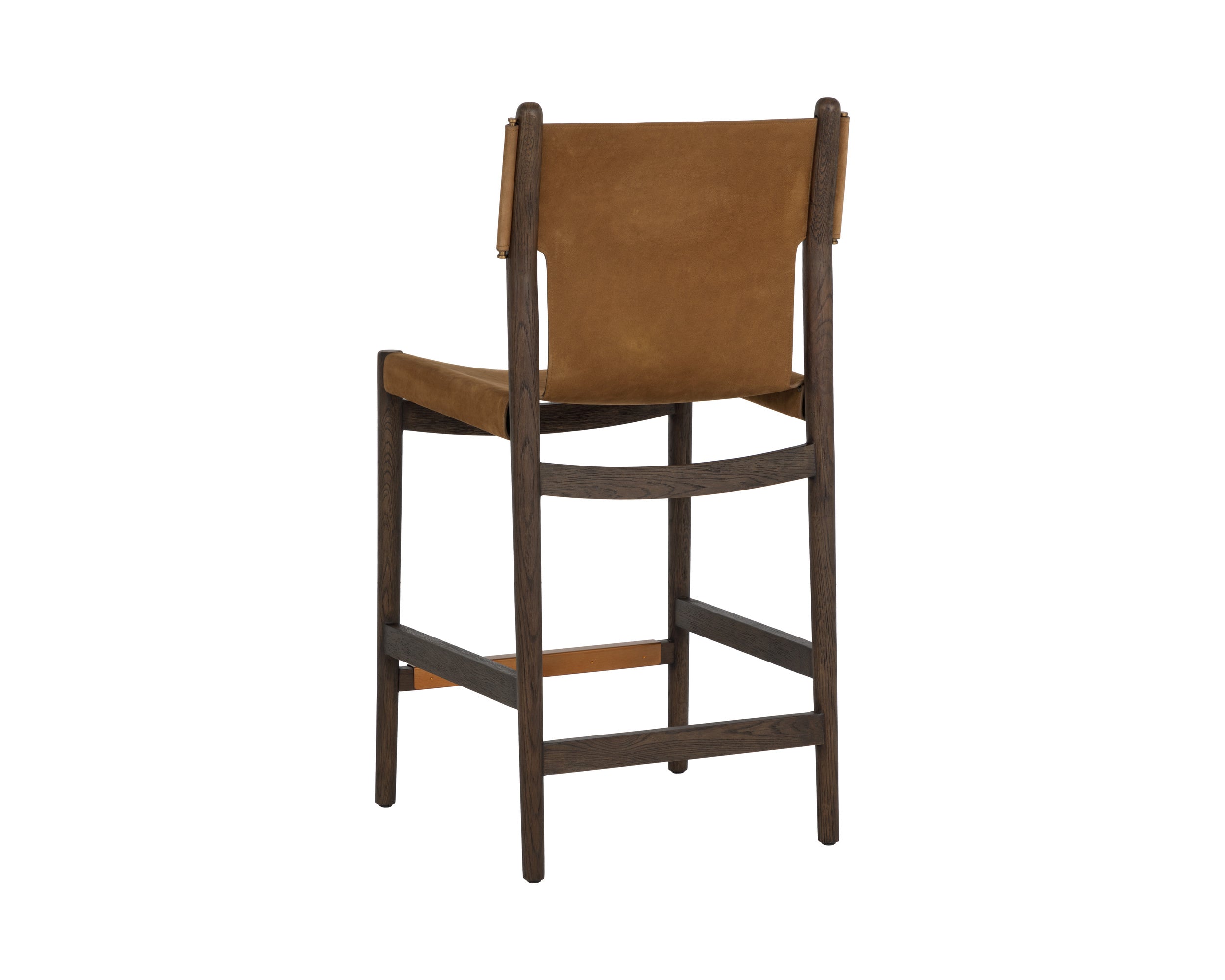 Argus Counter Stool - Nubuck Caramel Leather