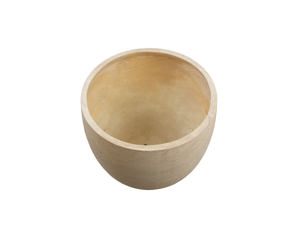 Aster Planter - Small - Travertine Look