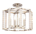 Carson 16'' Polished Nickel Semi Flush Mount