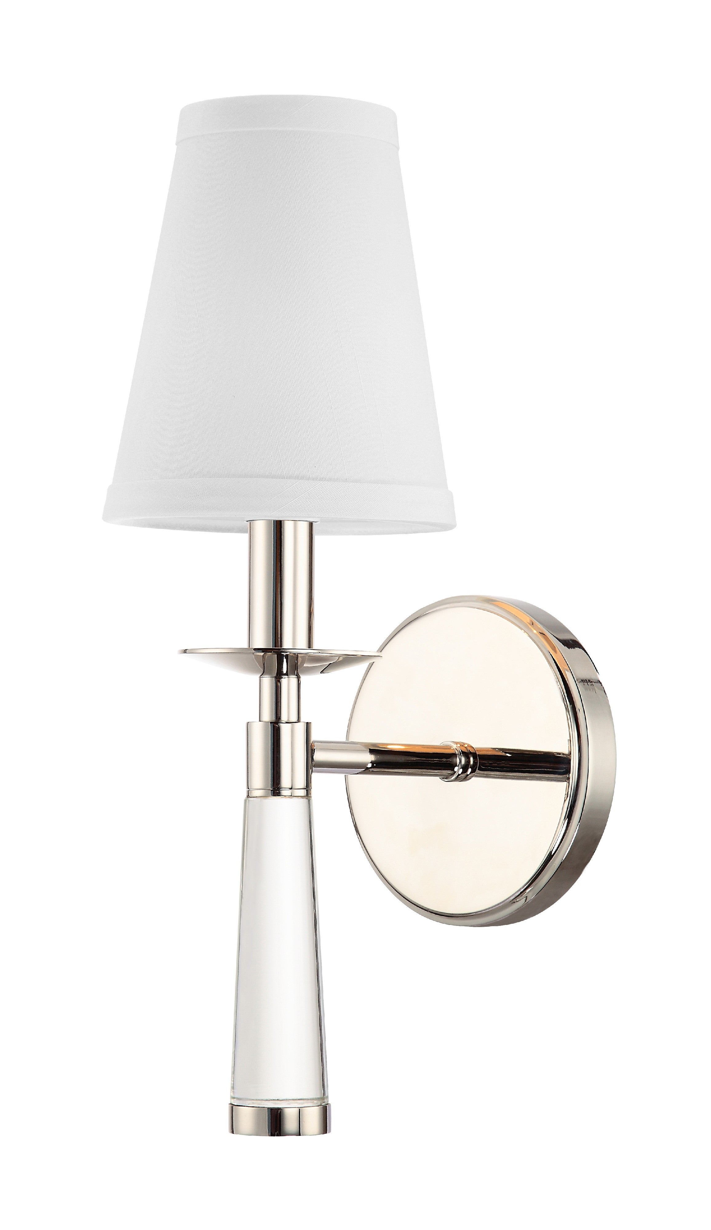 Baxter 5'' Polished Nickel Sconce