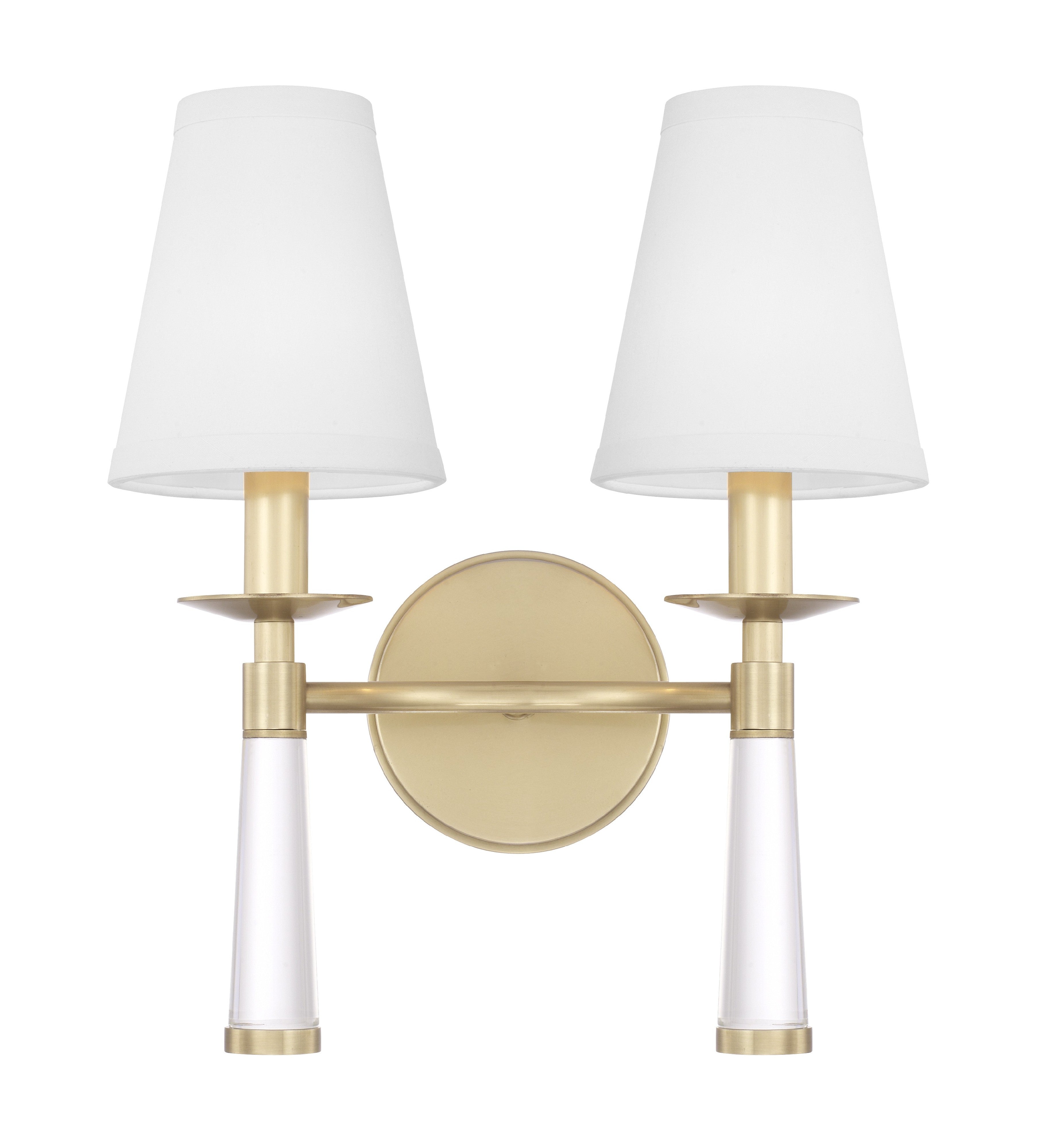 Baxter 12'' Aged Brass Sconce