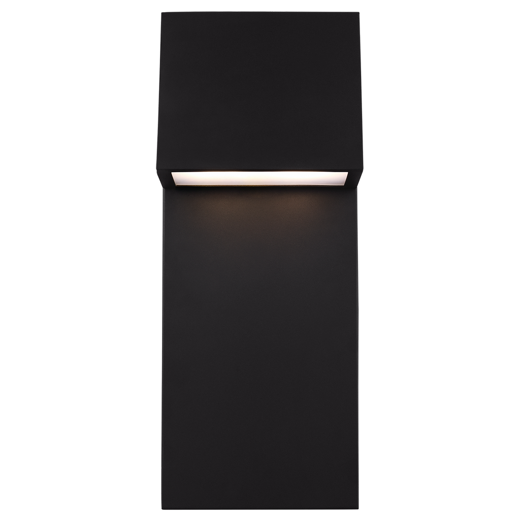 Rocha Extra Large LED Outdoor Wall Lantern Black Bulbs Included