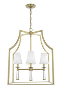 Baxter 22'' Aged Brass Chandelier