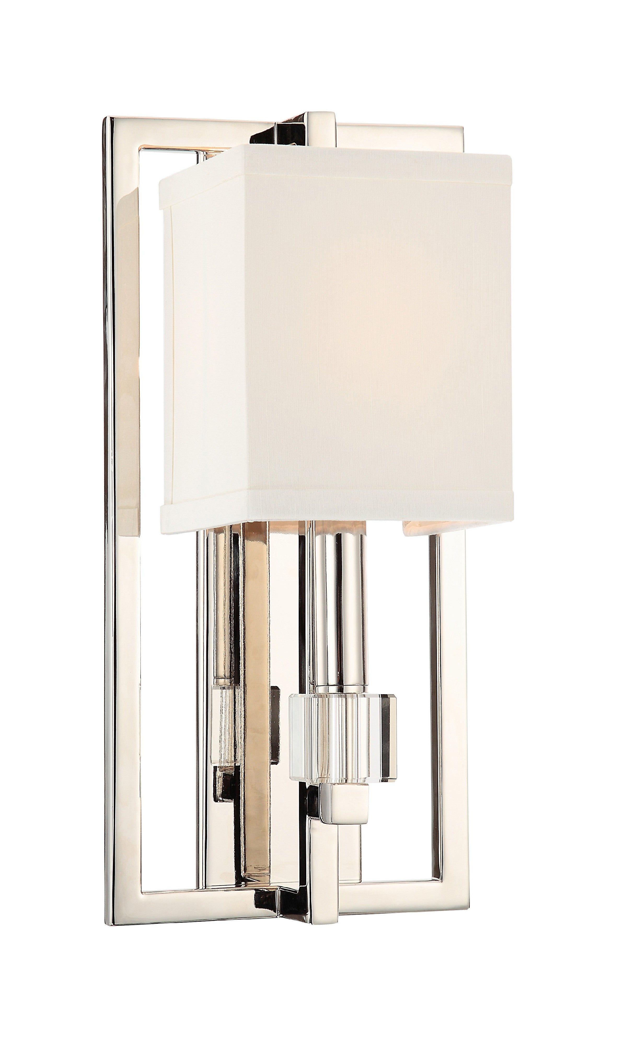 Dixon 7'' Polished Nickel Sconce