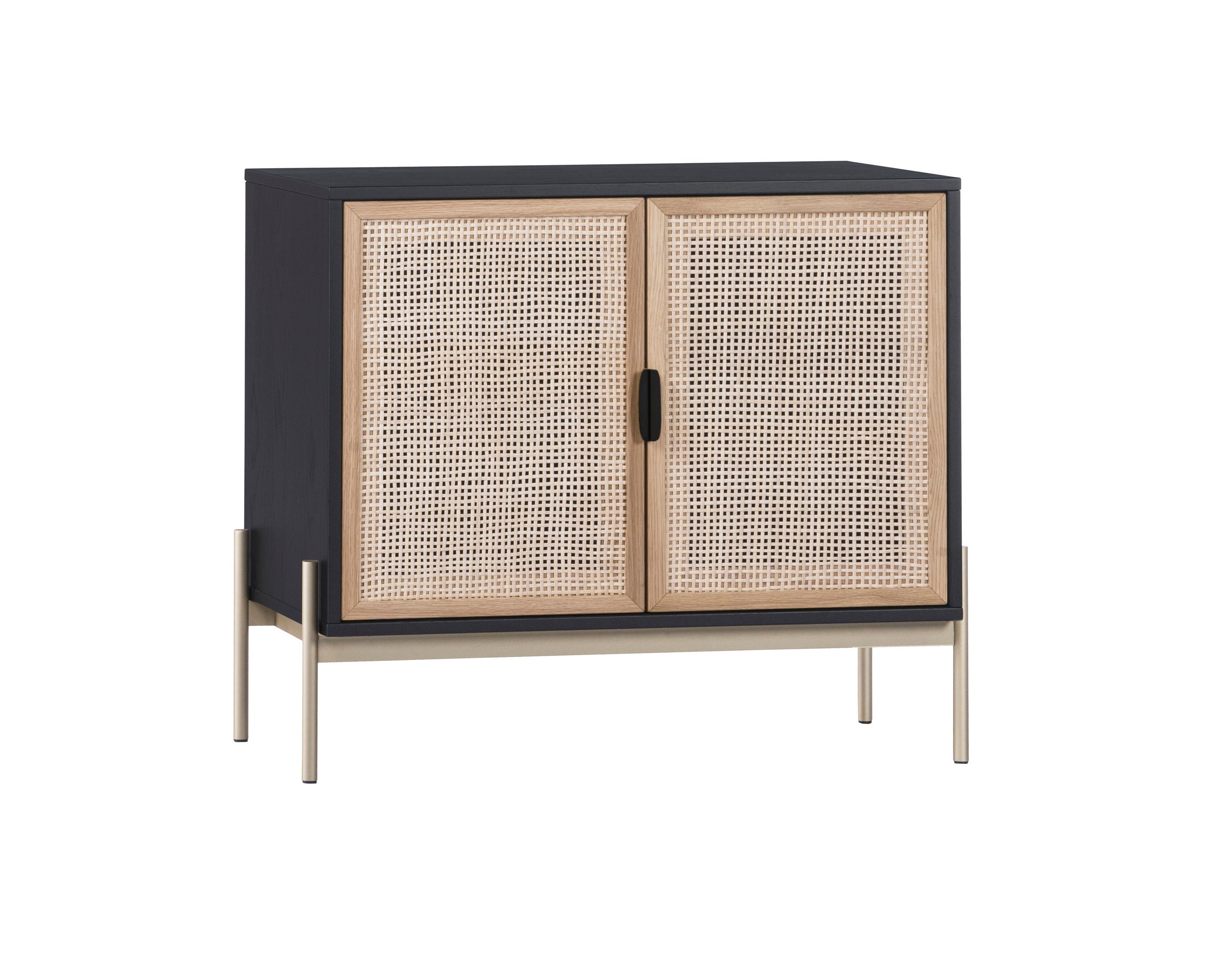 Avida Sideboard - Small - Gold - Black/Natural