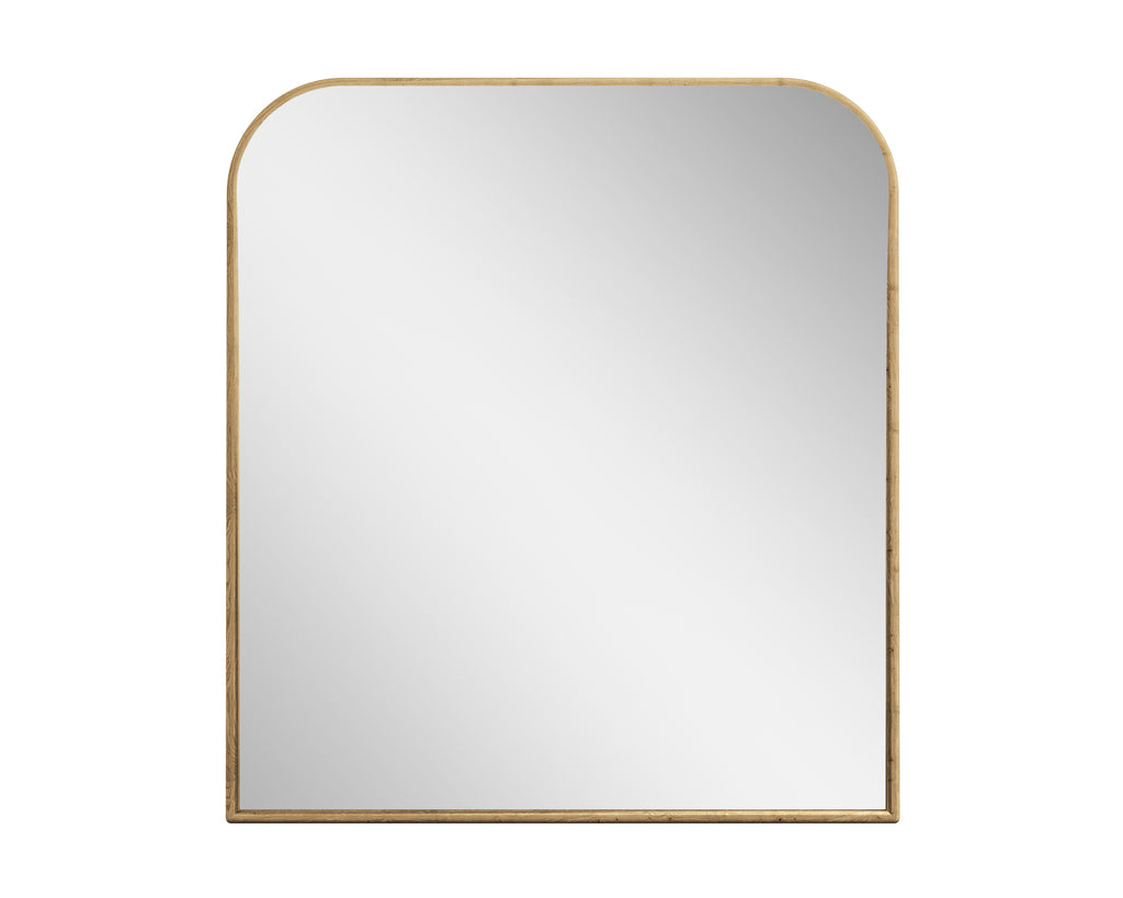 Calabasas Wall Mirror - Rustic Oak