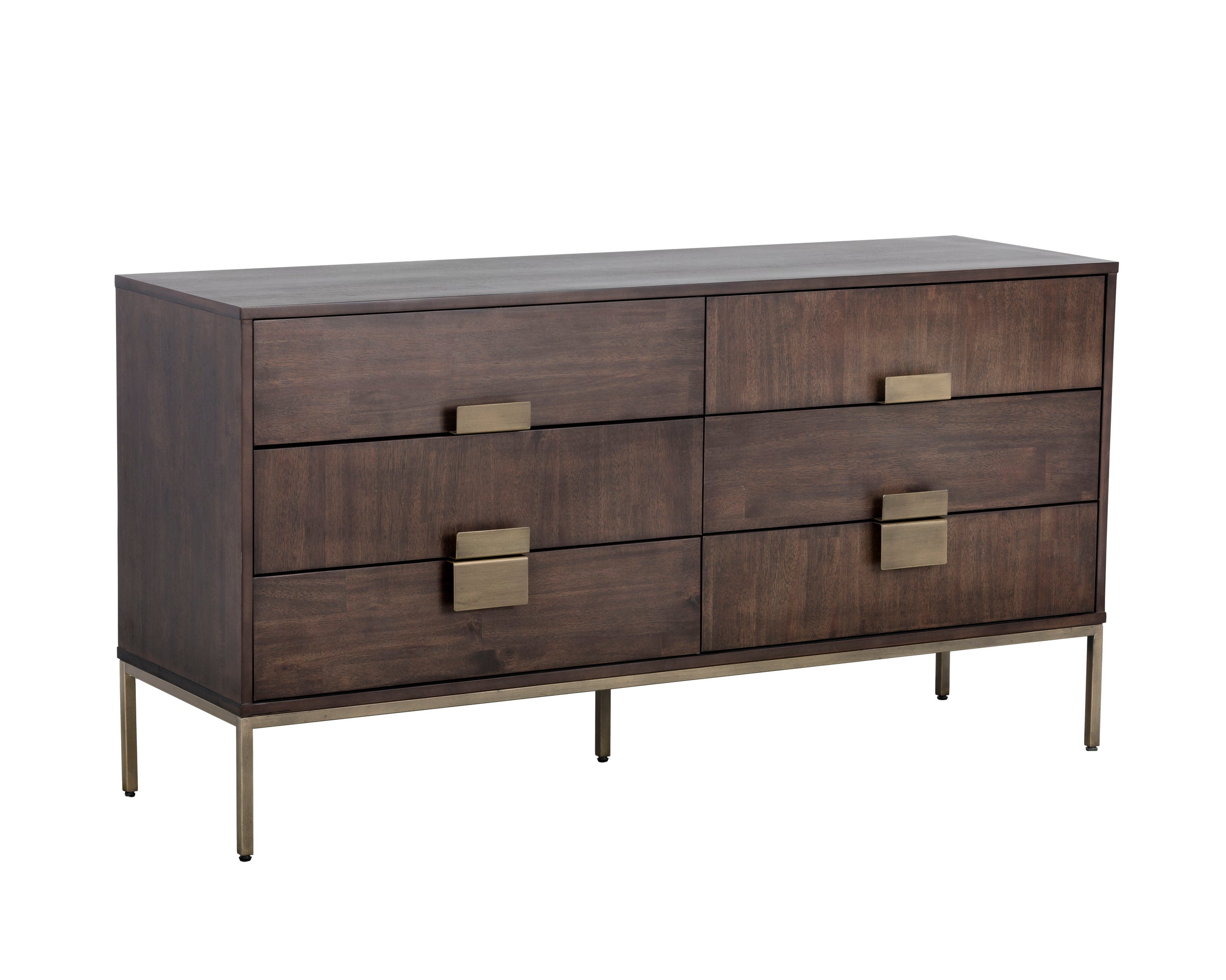 Jade Dresser - Antique Brass - Dark Mango