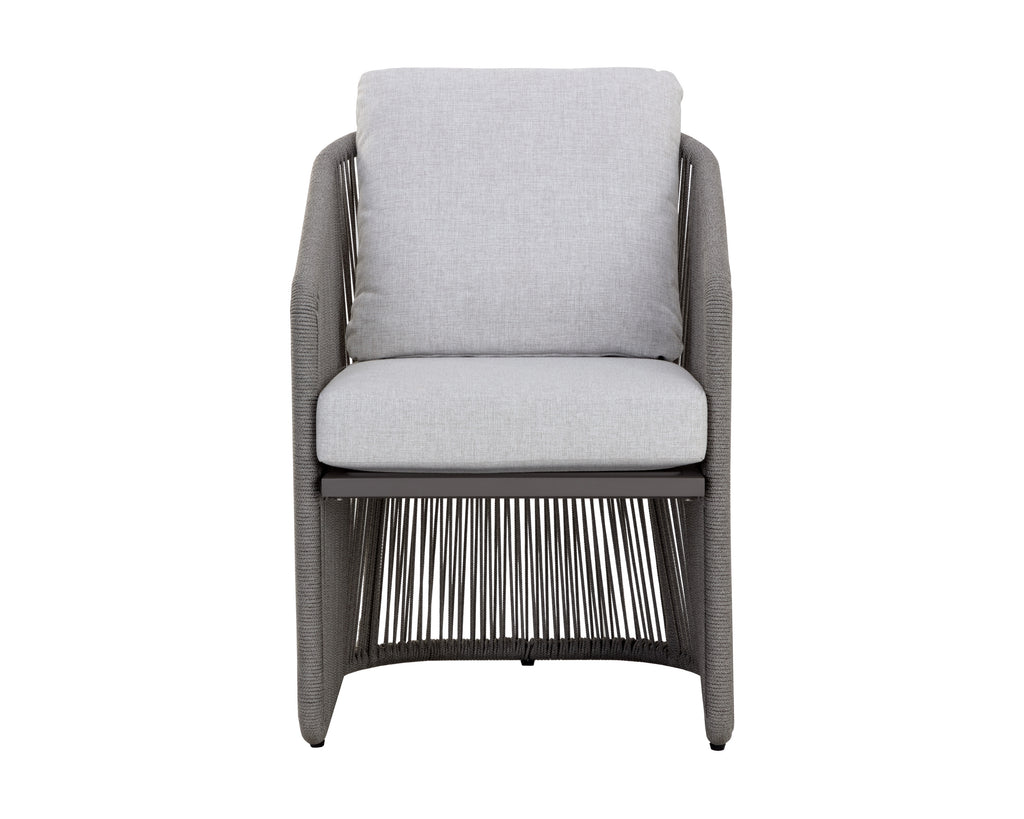 Allariz Dining Armchair - Warm Grey - Gracebay Light Grey