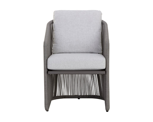 Allariz Dining Armchair - Warm Grey - Gracebay Light Grey