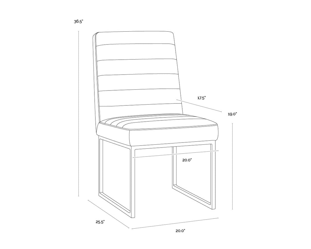 Spyros Dining Chair - Tobacco Tan