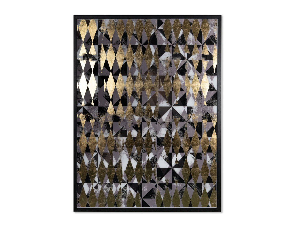 Overprint (Set Of 2) - 38" X 48" - Black Frame