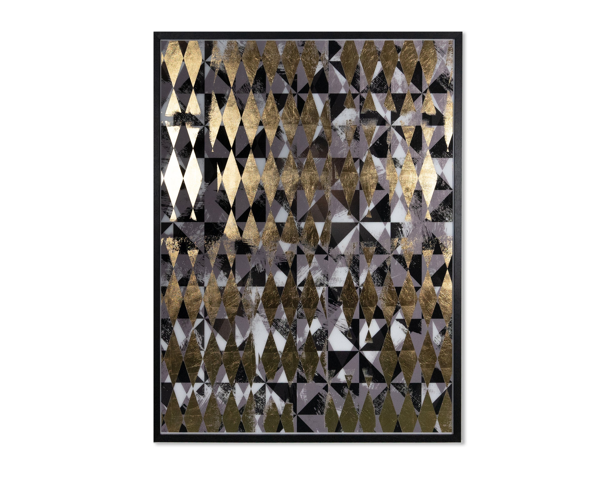 Overprint (Set Of 2) - 38" X 48" - Black Frame