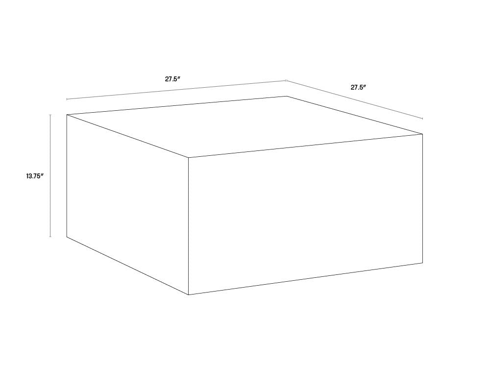 Kyson Coffee Table - Silver