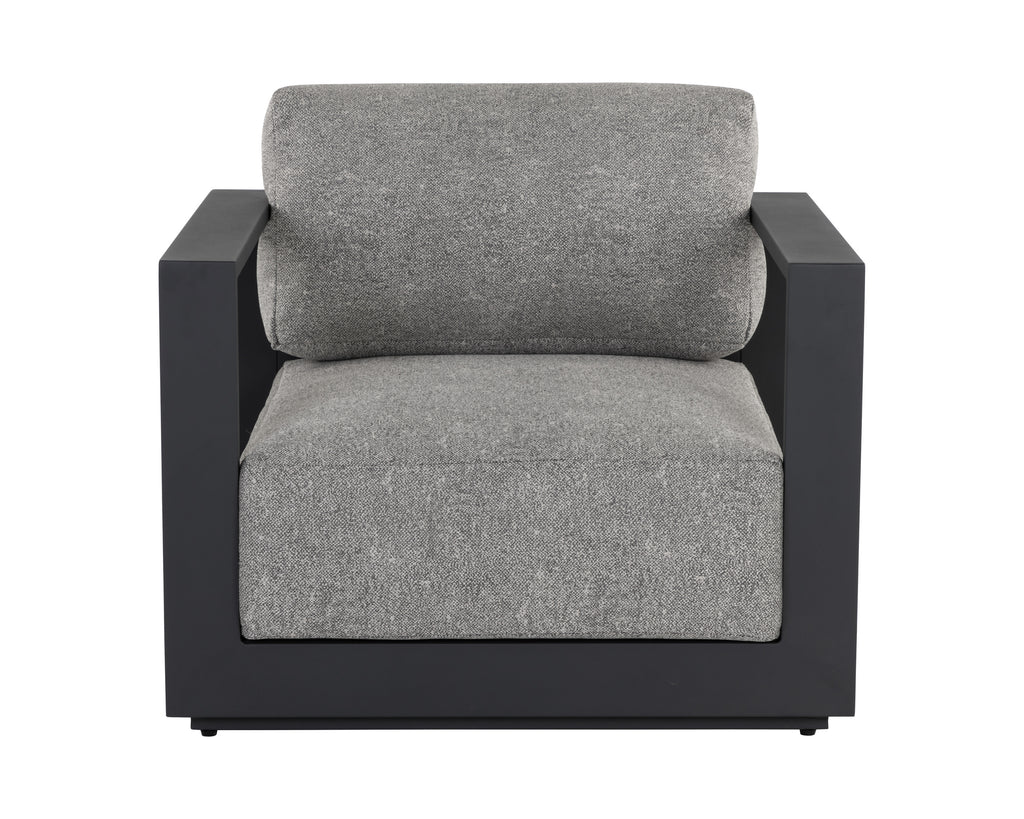Tavira Armchair - Charcoal - Lanikai Salt And Pepper