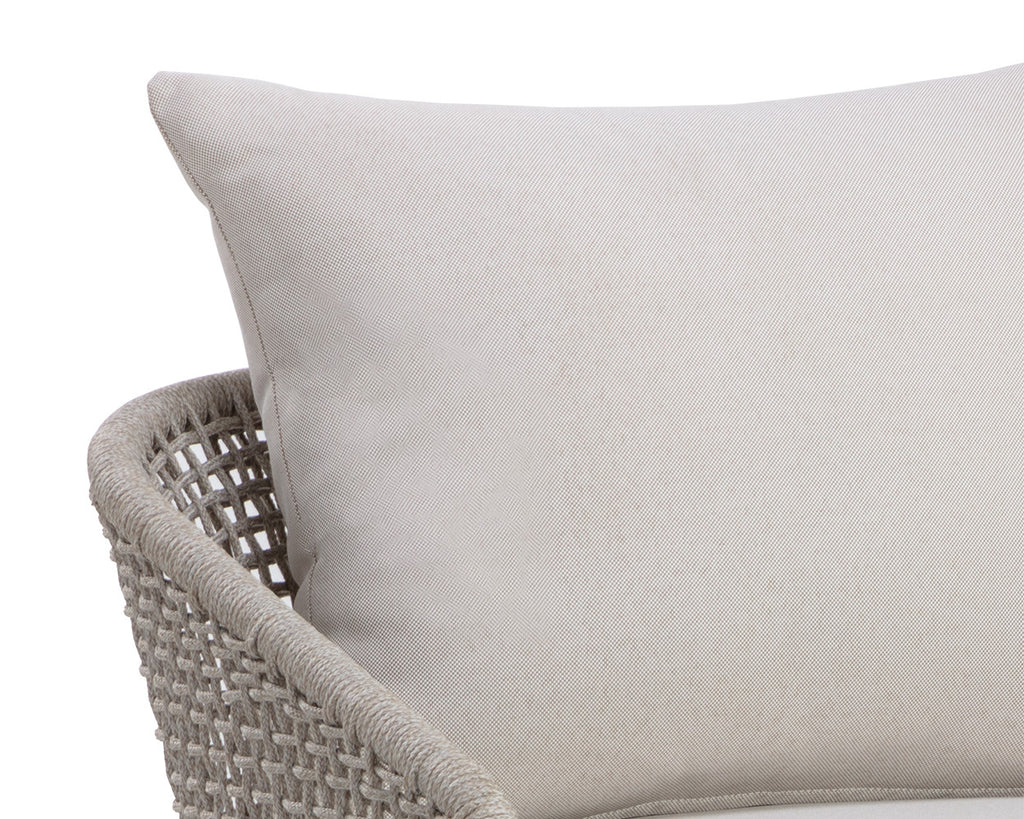 Capri Lounge Chair - Drift Brown - Palazzo Cream
