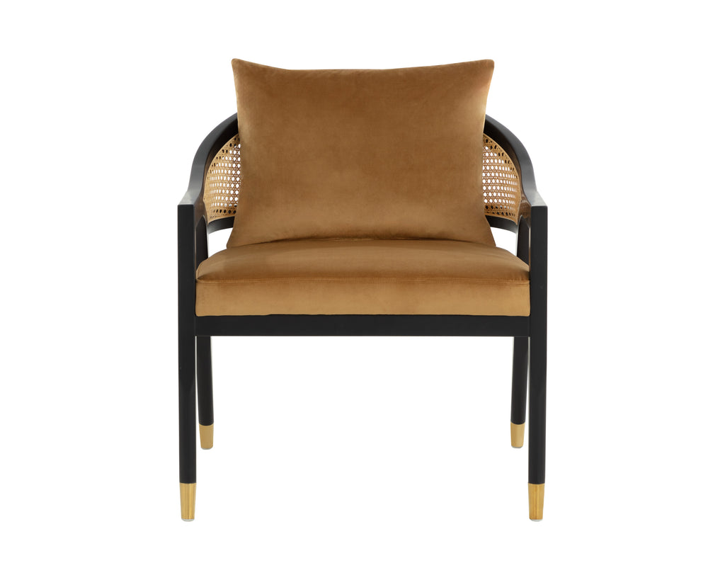 Kirsten Lounge Chair - Gold Sky