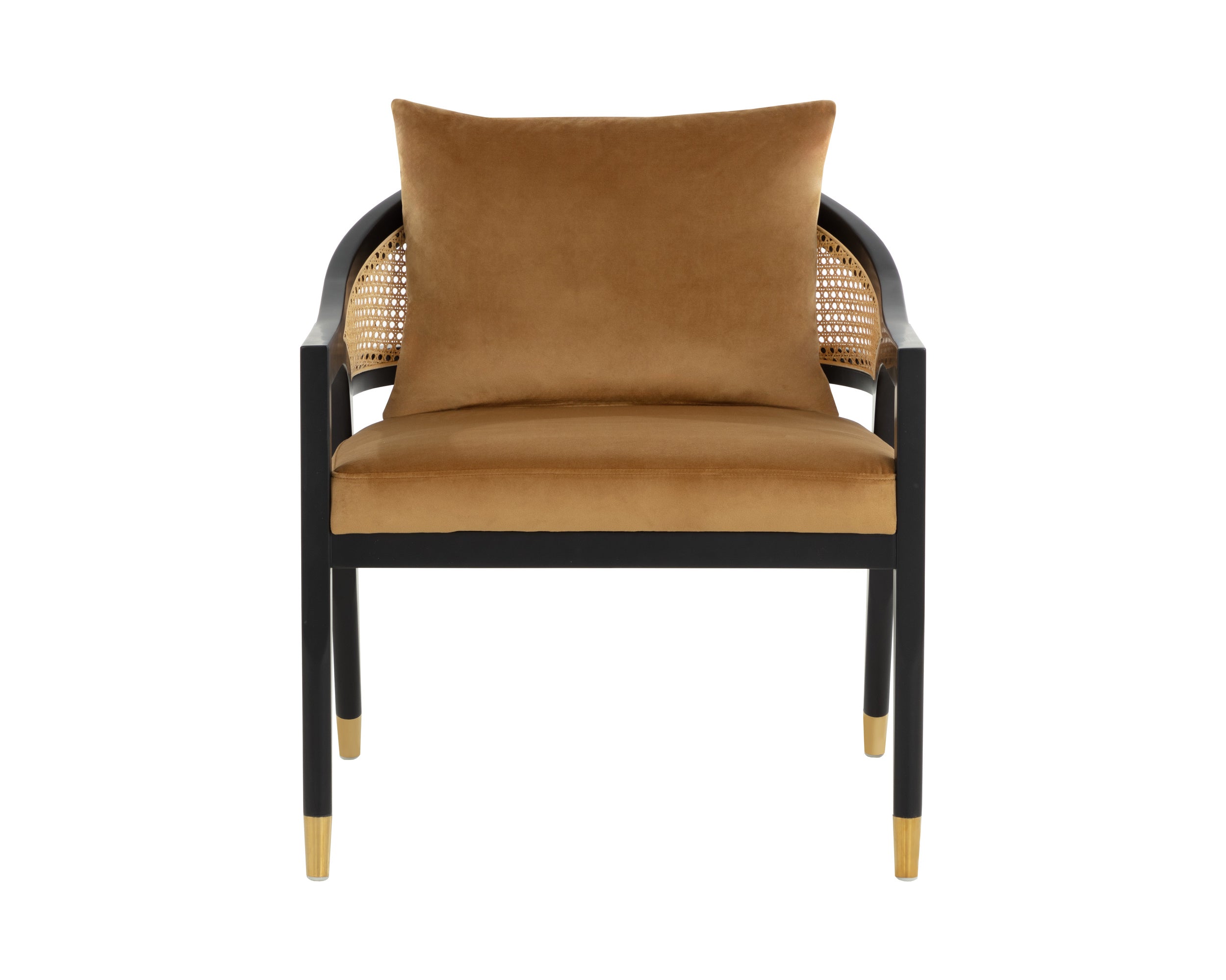Kirsten Lounge Chair - Gold Sky