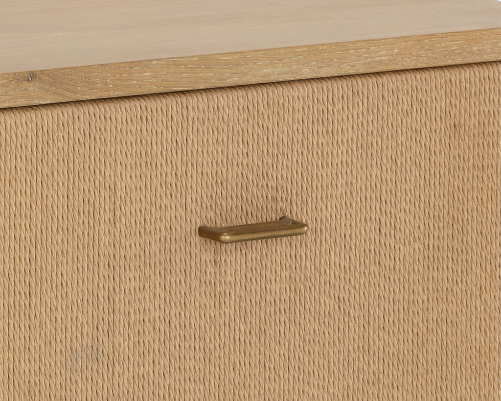 Etienne Nightstand - Rustic Oak