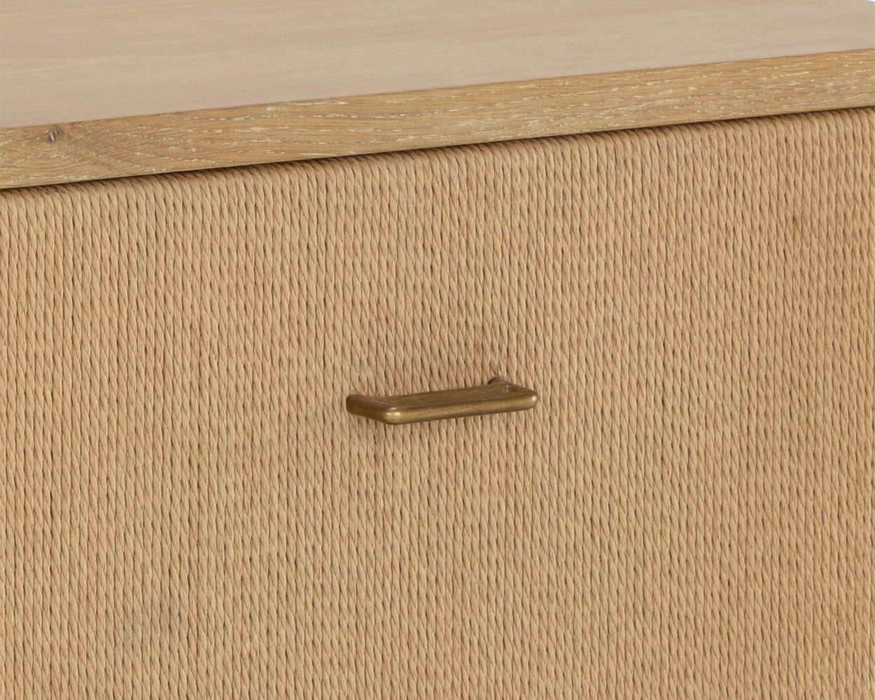 Etienne Nightstand - Rustic Oak