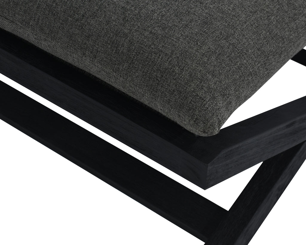 Bari Stool - Charcoal - Gracebay Grey