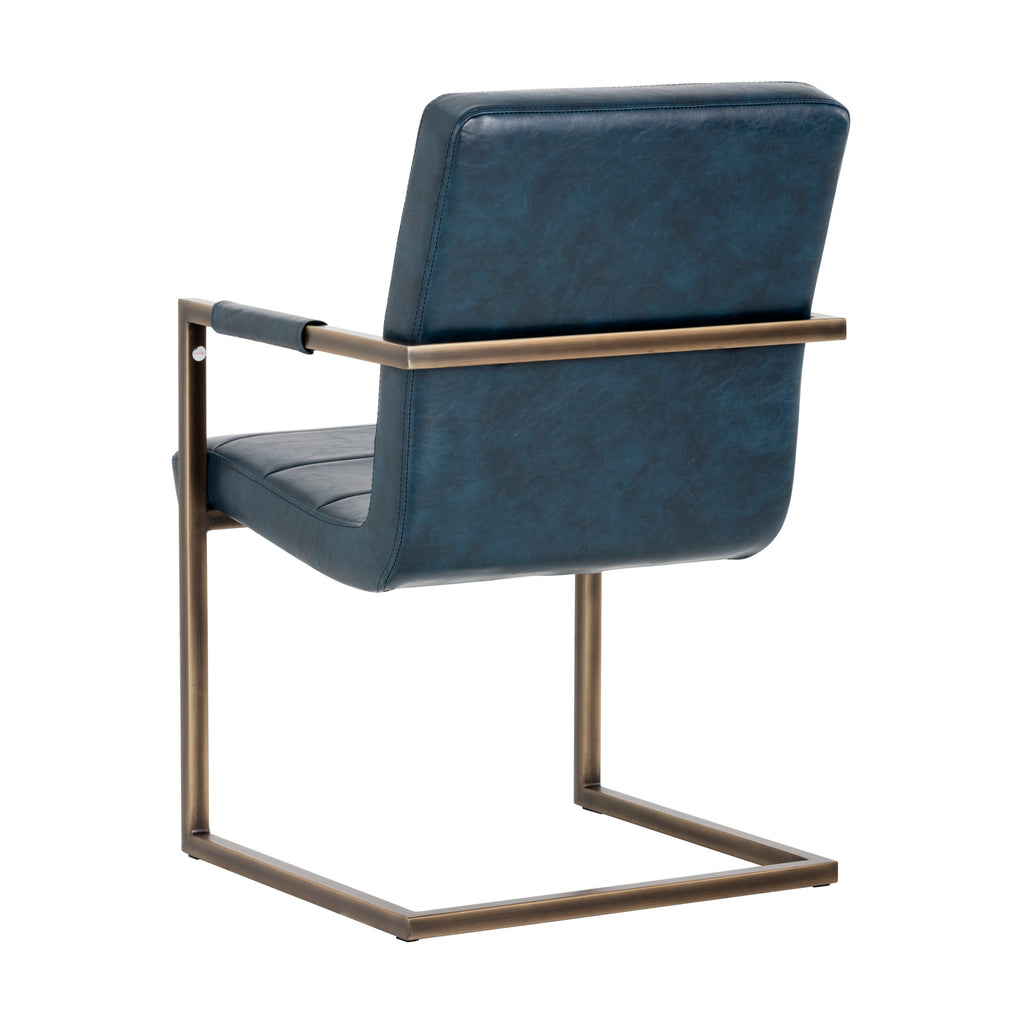 Jafar Dining Armchair - Vintage Blue