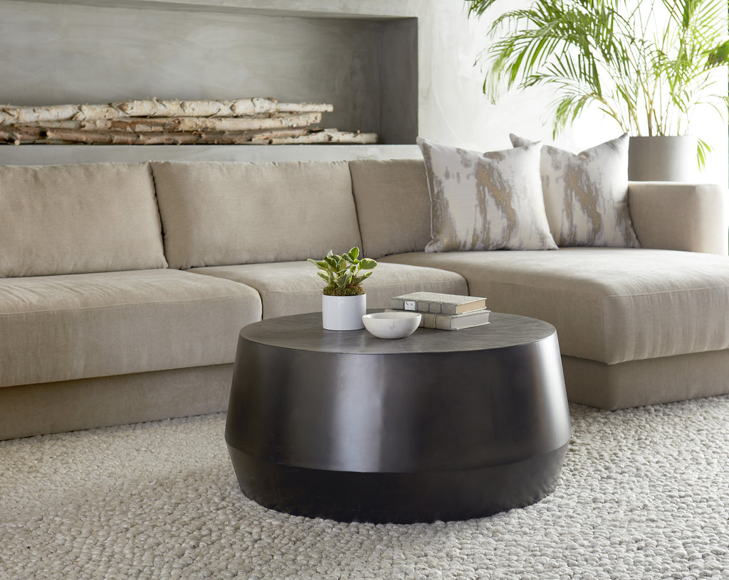 Creed Coffee Table - Small - Gunmetal
