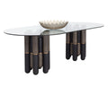 Yanna Dining Table - Oval - Glass - 94.5"